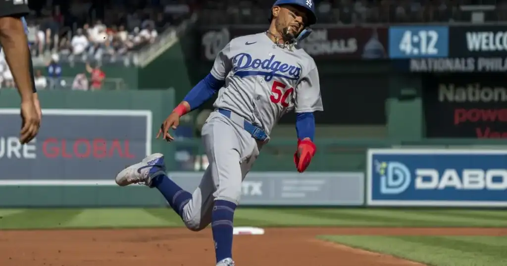 Dodgers' $365M Betts just left the field—MRI next