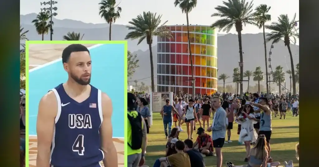 Steph Curry caught at Coachella days after Warriors' NBA loss.