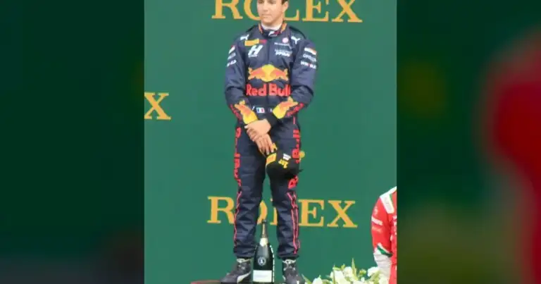 Fallon behaves weird antics at Miami F1 sparking outrage