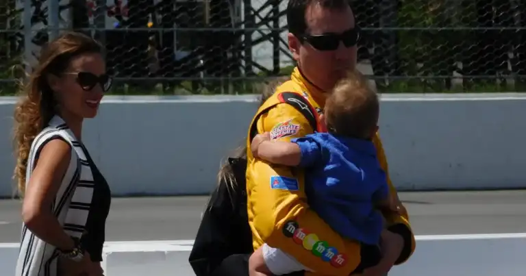 Stoic Kyle Busch's Family Breaks Down at NASCAR Tribute