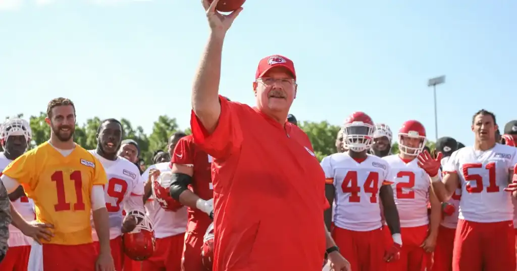 Andy Reid Just Gave Kelce & Swift Adam Sandler's Marriage Advice