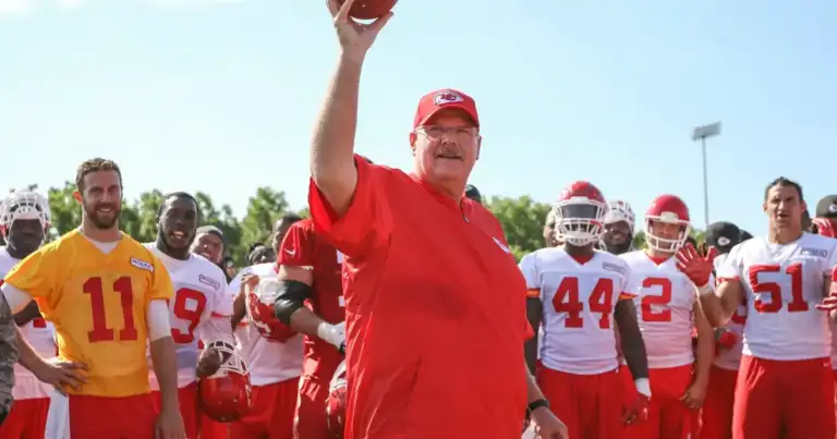 Andy Reid Just Gave Kelce & Swift Adam Sandler's Marriage Advice