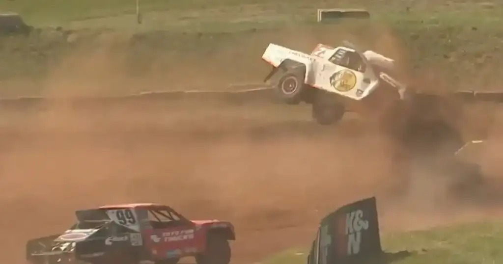 Wyatt Miller Flips Wildly At Evergreen, Drives Away